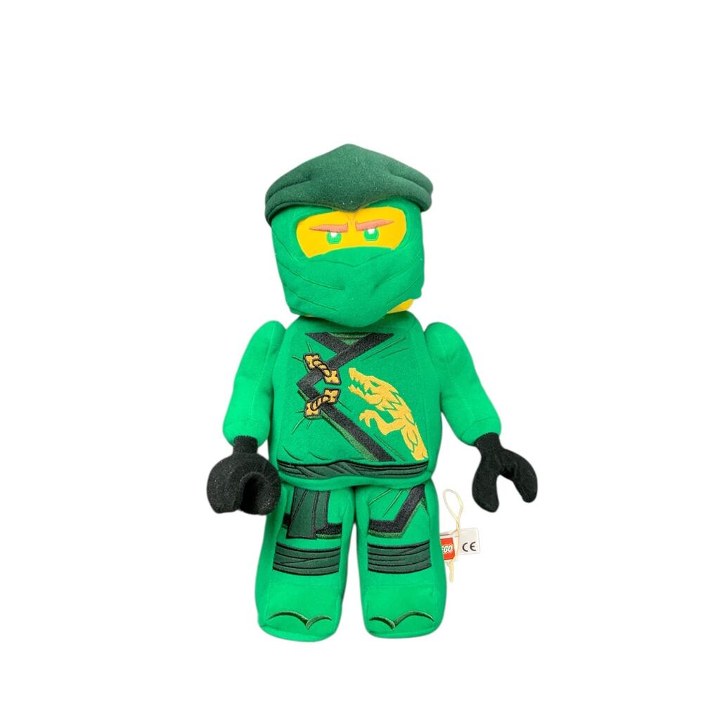 LEGO Ninjago Green Ninja Lloyd Plush Minifigure Stuffed Toy 13” Figure
